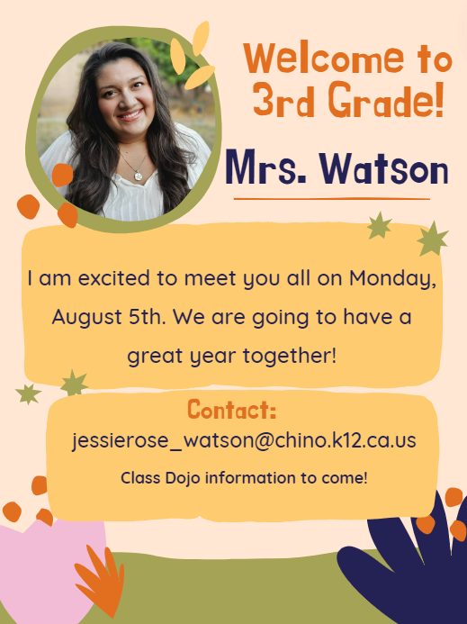 Mrs. Watson 24/25